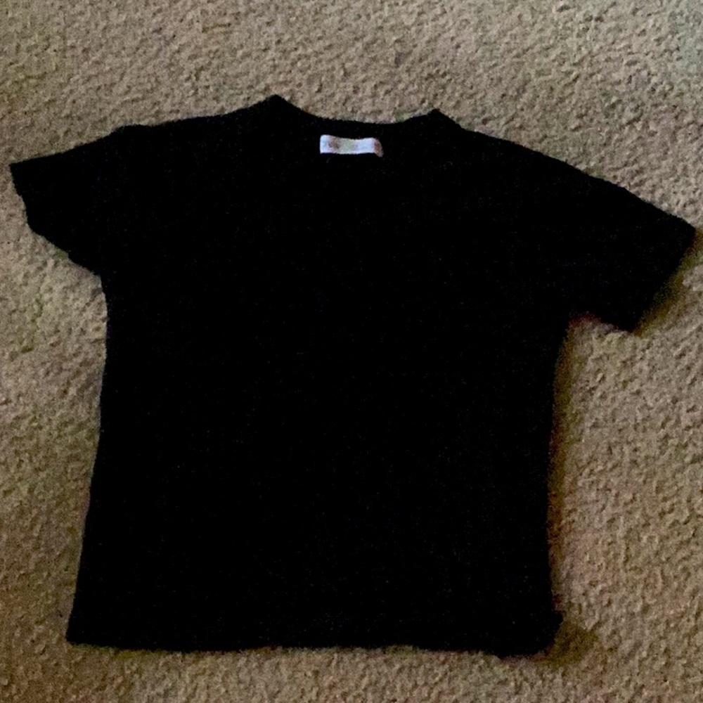 Zara Kids Black Short Sleeve Tee